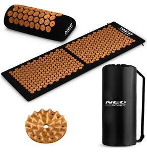 Mata do akupresury NEO-SPORT NS-901 Czarno-złoty