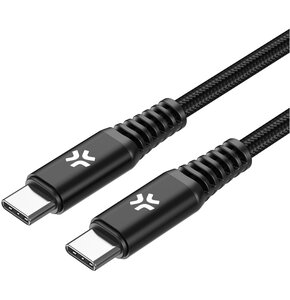 Kabel USB-C - USB-C CELLY 2 m 100W USBCUSBC Czarny