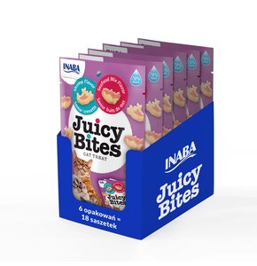 Przysmak dla kota INABA Juicy Bites Krewetki i owoce morza 18 x 11,3 g