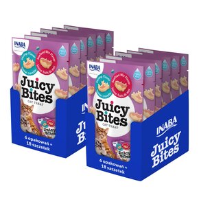 Przysmak dla kota INABA Juicy Bites Krewetki i owoce morza 36 x 11,3 g