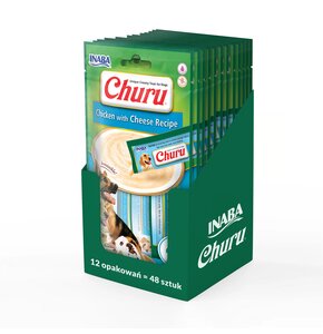 Przysmak dla psa INABA Churu Kurczak z serem 48 x 14 g