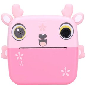 Drukarka EXTRALINK EPP-005 Złącze USB Różowy + Papier termiczny zwykły (3 szt.)