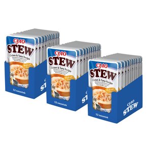 Karma dla kota INABA Ciao Stew Chicken & Tuna 36 x 40 g