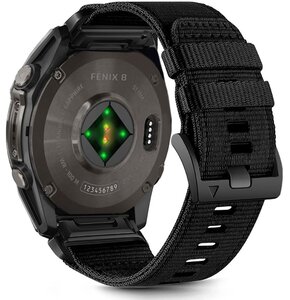 Pasek TECH-PROTECT Nylon Classic do Garmin Fenix 5X/5X Plus/6X/6X Pro/7X/8 (51 mm) Czarny