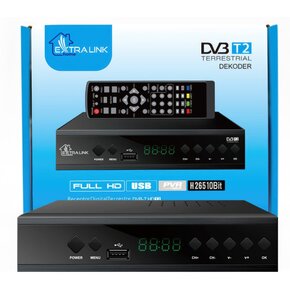 Dekoder EXTRALINK DVB-T2 HEVC H.265