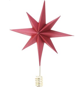 Gwiazda CHRISTMAS DECORATION 28 cm Czerwony