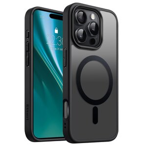 Etui ETTERI Matt Mag do Apple iPhone 16 Pro Max Czarny (matowy)