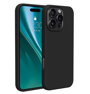 Etui ETTERI Silicone do Apple iPhone 16 Pro Czarny