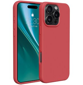 Etui ETTERI Silicone do Apple iPhone 16 Pro Max Malinowy