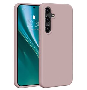 Etui ETTERI Silicone do Samsung Galaxy S24 Plus Jasnoróżowy