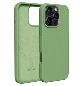 Etui ETTERI Silicone Mag do Apple iPhone 16 Pro Max Jasnozielony