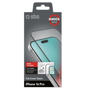Szkło hartowane SBS Full Cover Tempered Glass do Apple iPhone 16 Pro