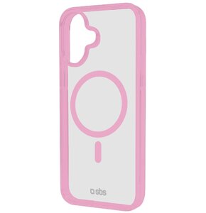 Etui SBS Mag Frame do Apple iPhone 16 Różowy