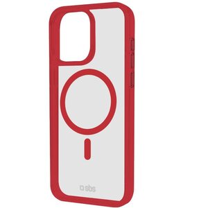 Etui SBS Mag Frame do Apple iPhone 16 Pro Czerwony
