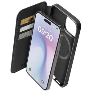 Etui SBS Wallet MagSafe do Apple iPhone 16 Pro Max Czarny
