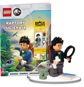 Książka LEGO Jurassic World Raptory uciekają LNC-6207 (okładka miękka)