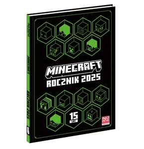 Książka Minecraft Rocznik 2025 (twarda okładka)