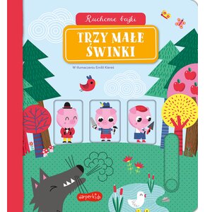 Książka Ruchome bajki Trzy małe świnki (twarda okładka)