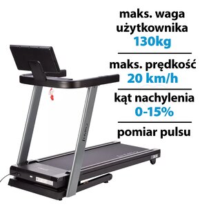 Bieżnia elektryczna HMS BE5838 2237W 20km/h