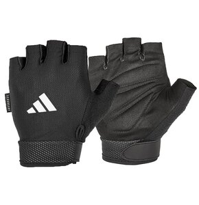 Rękawice treningowe ADIDAS Essential Adjustable (rozmiar XL) Czarno-biały