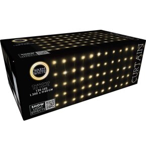 Kurtyna LED CHRISTMAS DECORATION 3 m Sieciowe