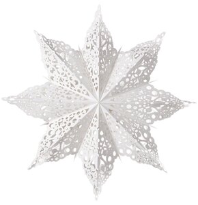 Płatek Śniegu SASKA GARDEN Deluxe 64 cm Biały