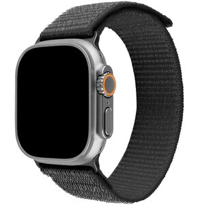 Pasek FIXED Nylon Sporty Strap do Apple Watch Ultra/Ultra 2 (49mm) Ciemnoszary
