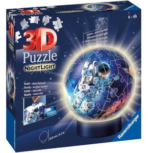 Puzzle 3D RAVENSBURGER Świecąca kula Astronauta 11264 (72 elementy)
