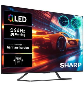 Telewizor SHARP 65GR8765E 65" QLED 4K 144Hz Google TV Dolby Atmos Dolby Vision HDMI 2.1