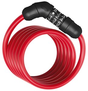 Zapięcie rowerowe ABUS Star 4508C/150 Linka Czerwony