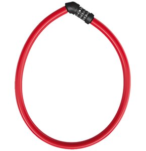 Zapięcie rowerowe ABUS 4408C/65 Linka Czerwony