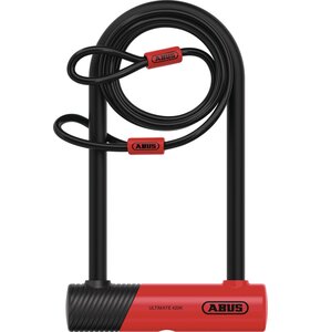 Zapięcie rowerowe ABUS 420K/170HB230 + USH + Cobra 10/120 U-lock Czerwony