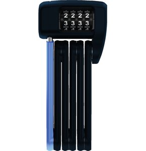 Zapięcie rowerowe ABUS Bordo Lite Mini 6055C/60 Movistar Team Folding Lock Składane Czarno-niebieski