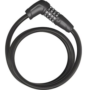 Zapięcie rowerowe ABUS Tresor 6412C/120 Linka Czarny