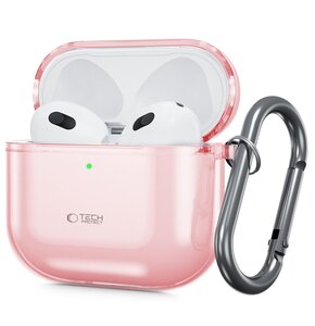 Etui na słuchawki TECH-PROTECT FlexAir do Apple Airpods 4 Różowy