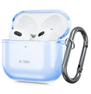 Etui na słuchawki TECH-PROTECT FlexAir do Apple Airpods 4 Niebieski