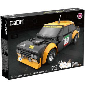 Klocki plastikowe CADA Fiat Abarth 131 Zdalne sterowanie C51092W