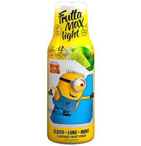 Syrop do saturatorów FRUTTAMAX Limonka Mieta Bez Light Minionki 500 ml