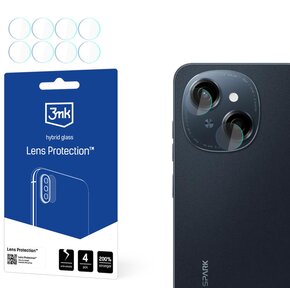 Szkło hybrydowe na obiektyw 3MK Lens Protection do Tecno Spark Go 1/Go 1S/Pop 9