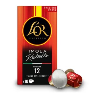 Kapsułki L'OR Passione Rossa Ristretto Imola do ekspresu Nespresso (10 szt.)