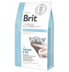 Karma dla kota BRIT Grain Free Veterinary Diets Cat Obesity 2 kg
