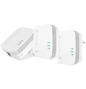 Powerline STRONG 600 Triple Mini 600 Mb/s, Zasięg 300 m (3 szt.)