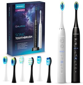Szczoteczka soniczna BERDSEN Galaxy Duo (2 sztuki) Czarny i Biały