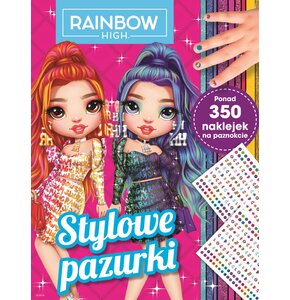 Kolorowanka Rainbow High Stylowe pazurki (miękka okładka)