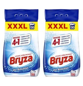 Proszek do prania BRYZA 4w1 White 2 x 8.45 kg