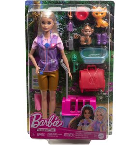 Lalka Barbie You can be anything Ratowniczka zwierząt HRG50
