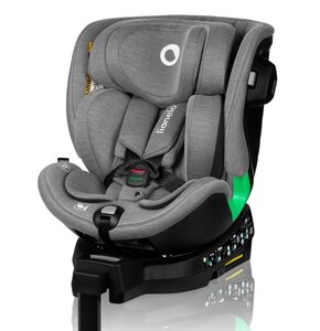 Fotelik samochodowy LIONELO Harmony i-Size (0-36 kg) Szary