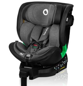 Fotelik samochodowy LIONELO Harmony i-Size (0-36 kg) Grafitowy