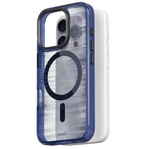 Etui MOSHI iGlaze MagSafe do Apple iPhone 16 Pro Przezroczysto-fioletowy