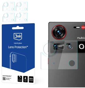 Szkło hybrydowe na obiektyw 3MK Lens Protection do Nubia Z70 Ultra